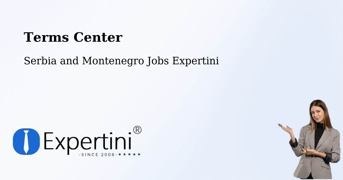 Terms of Service – Chestermere - Serbia and Montenegro Jobs Expertini